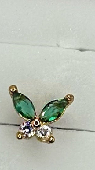 BUTTERFLY NOSE STUD