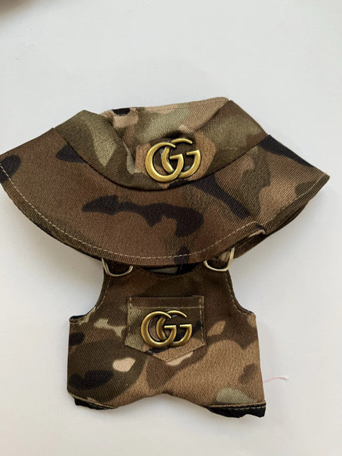 Labubu Camouflage Overalls