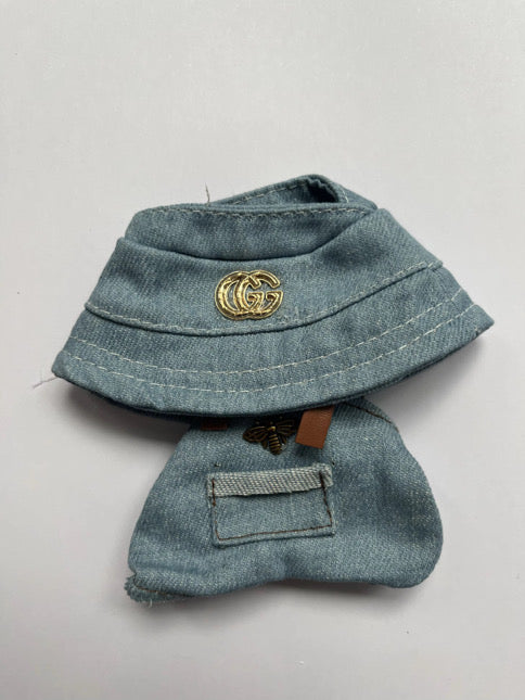 Labubu Blue Overall Set