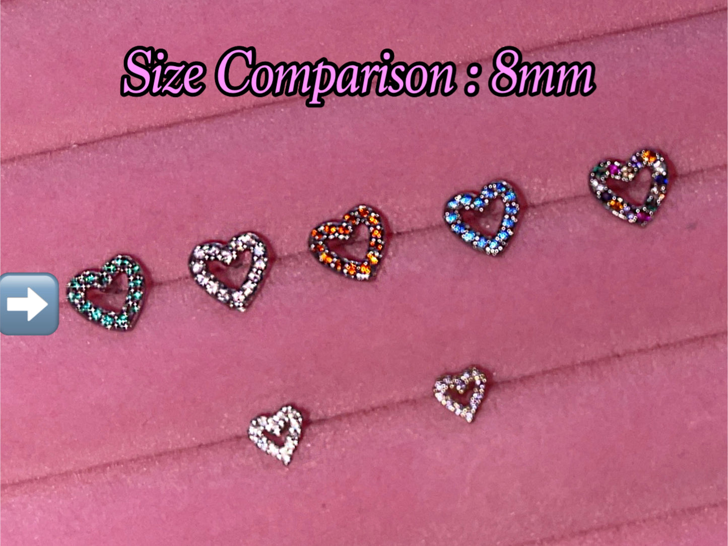 HEART NOSE STUD