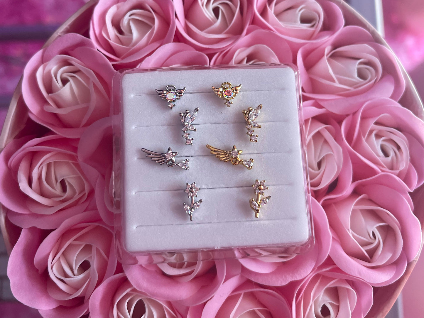 SILVER/GOLD NOSE STUD