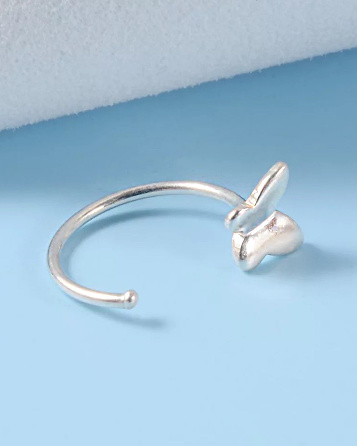 STERLING SILVER BUTTERFLY Nose Ring
