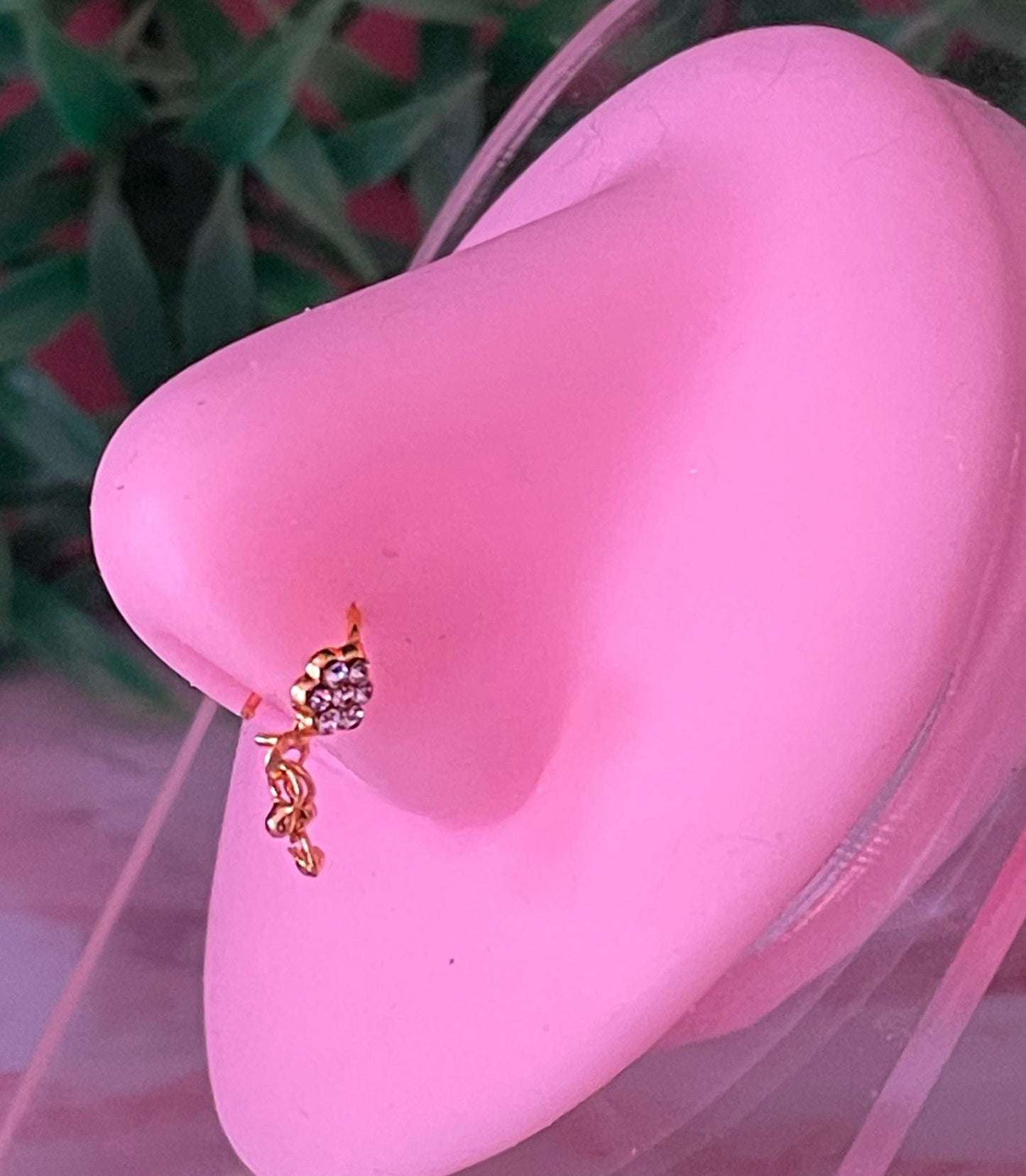 FLOWER DANGLE NOSERING