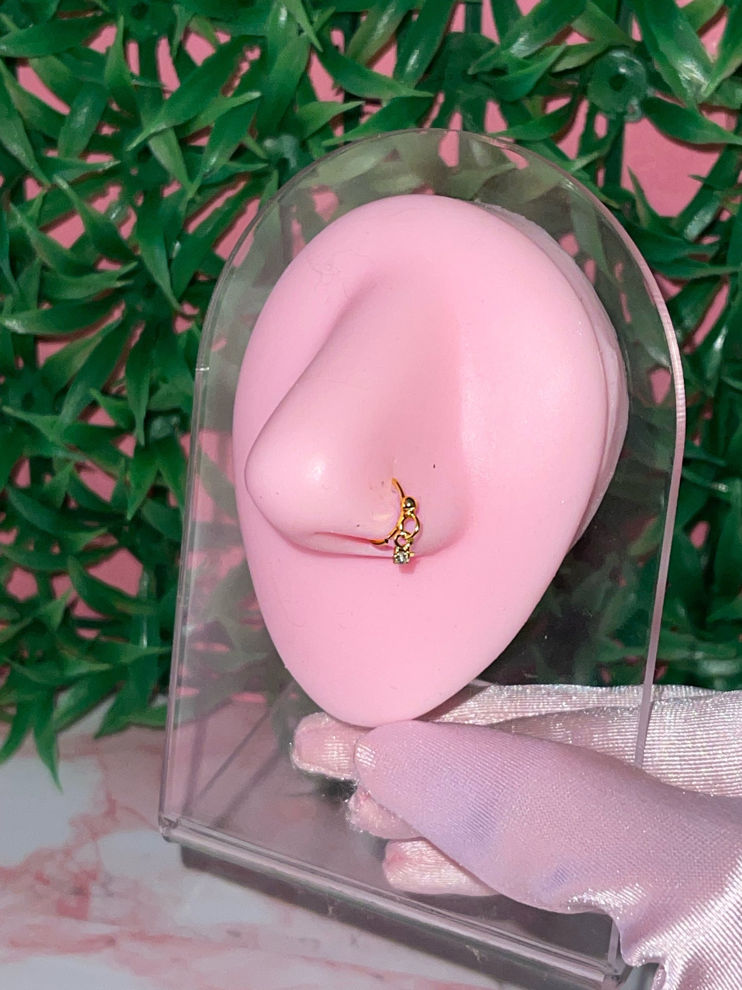 SIMPLE DANGLE GOLD Nose Ring