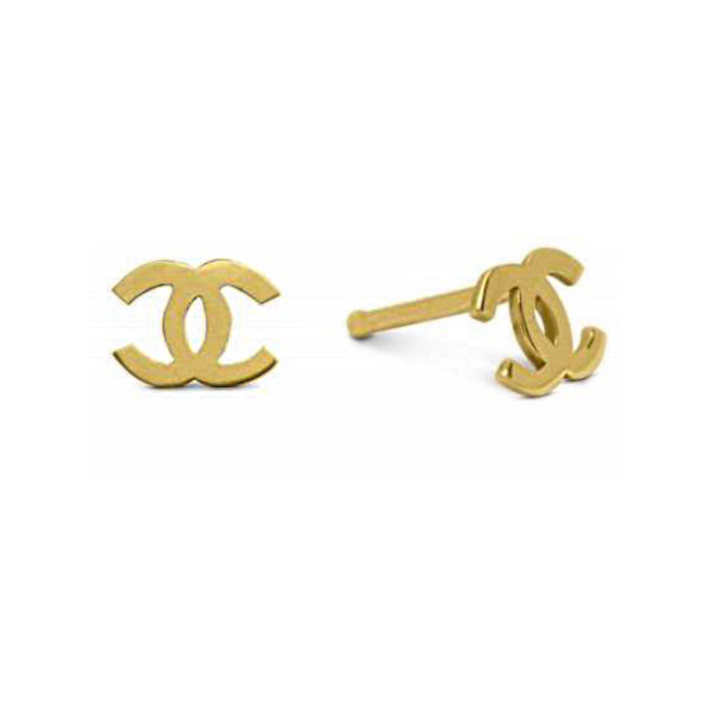 COCO GOLD L Shaped NOSE STUD