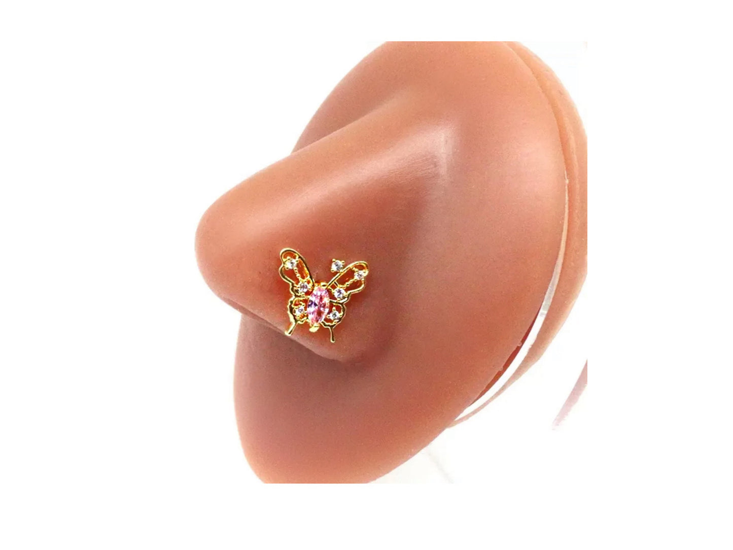 BUTTERFLY NOSE STUD