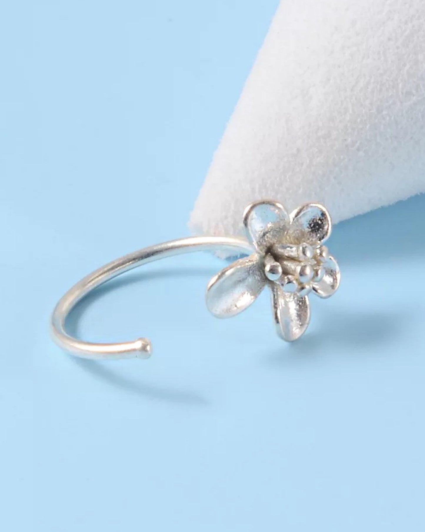 STERLING SILVER FLOWER Nose Ring