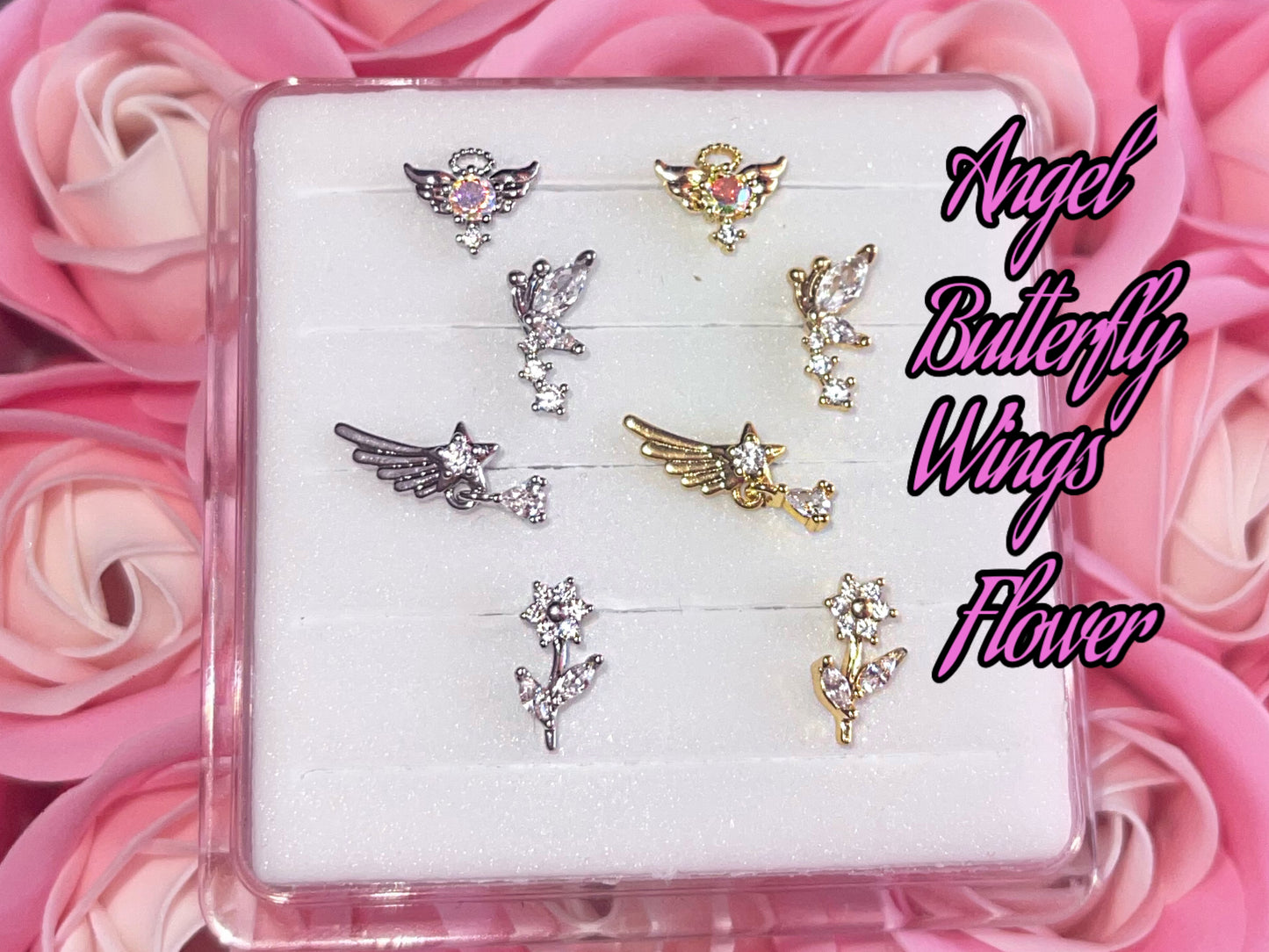 SILVER/GOLD NOSE STUD