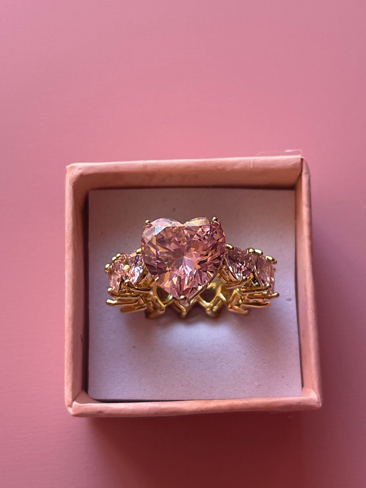 ICY HEART RING