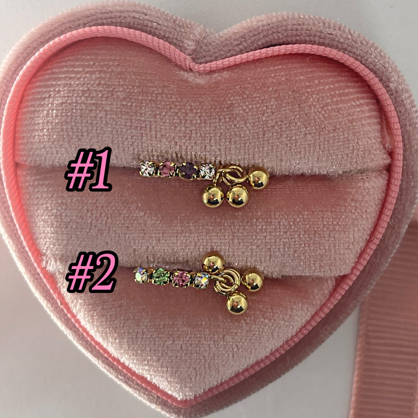 MULTICOLOR DANGLE Nose Ring