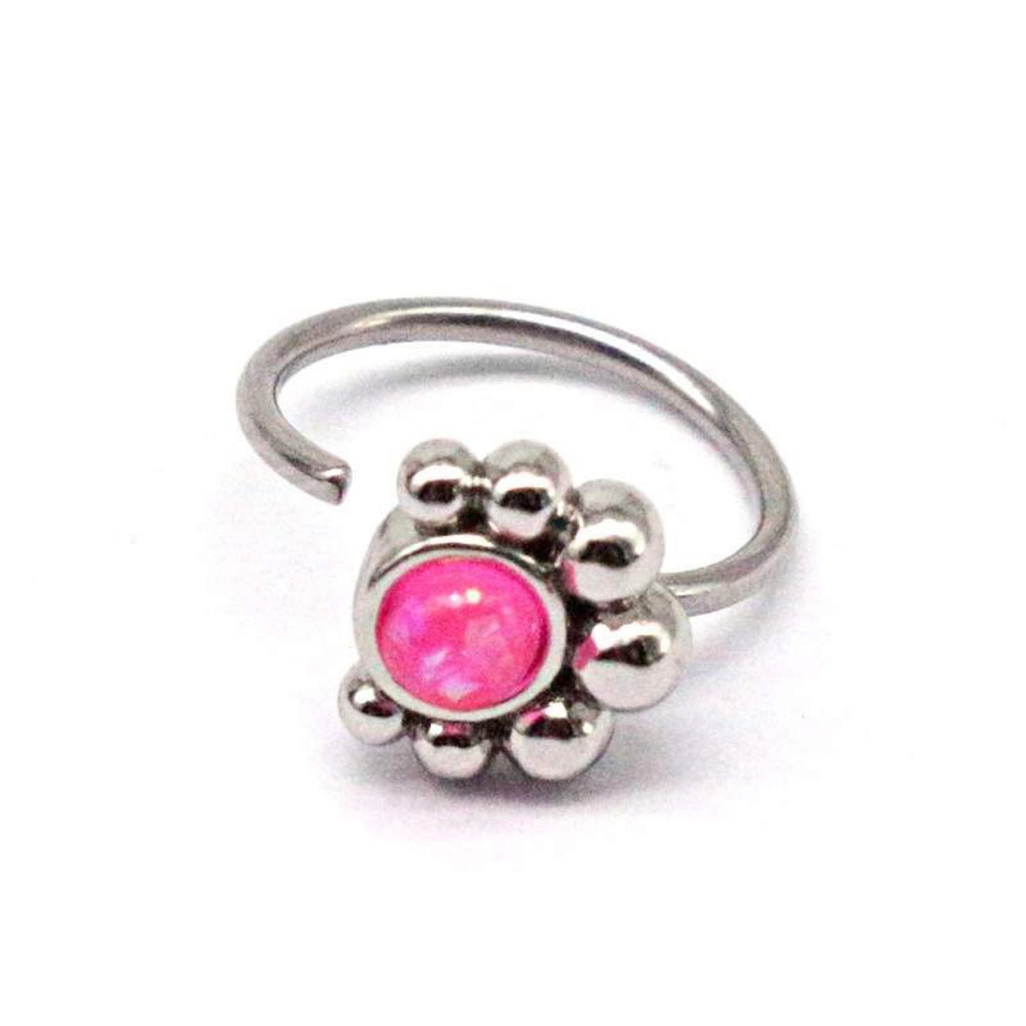SILVER MOON Nose Ring