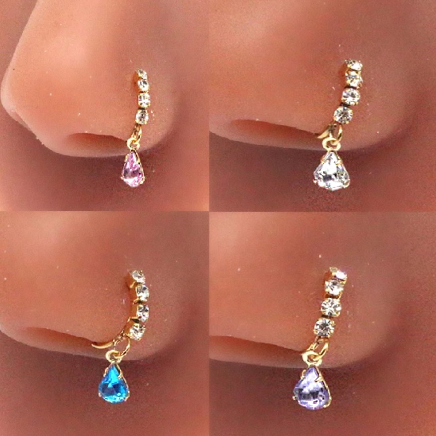 TEARDROP NOSE RING