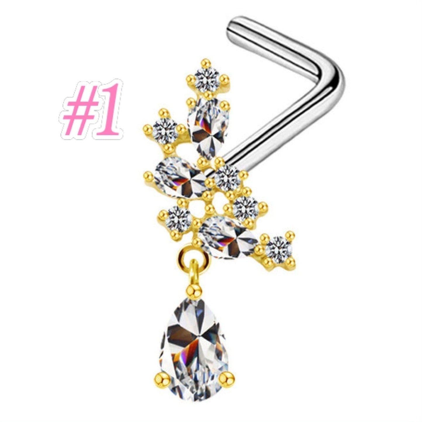 DANGLE NOSE STUD