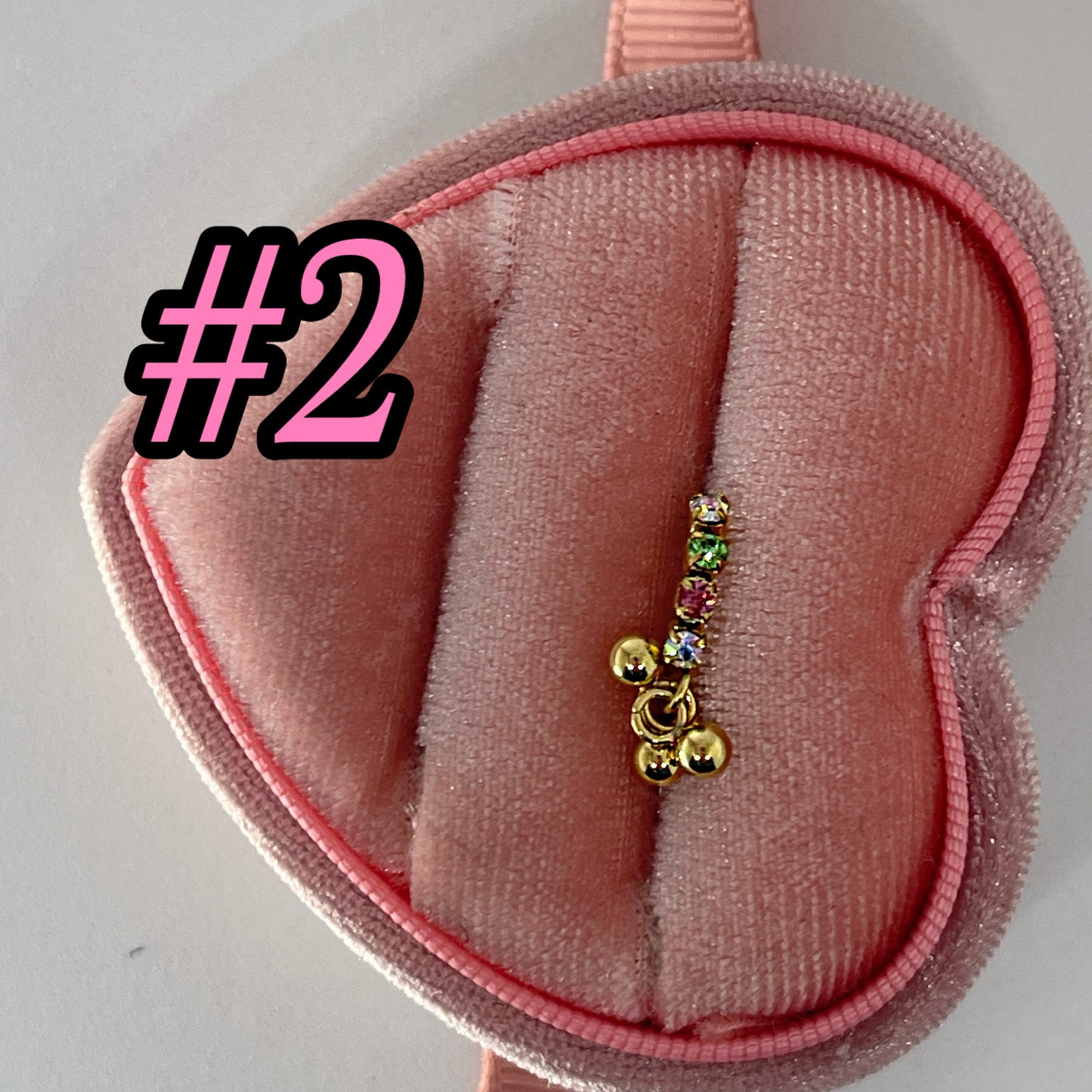 MULTICOLOR DANGLE Nose Ring