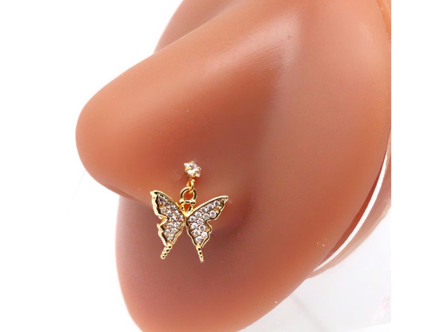 BUTTERFLY NOSE RING
