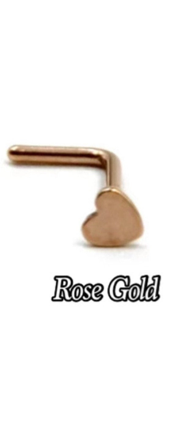 HEART NOSE STUD
