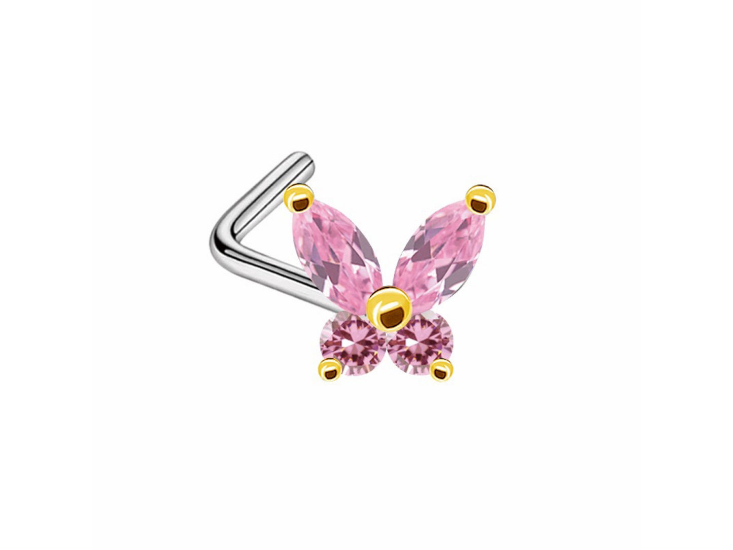 BUTTERFLY NOSE STUD