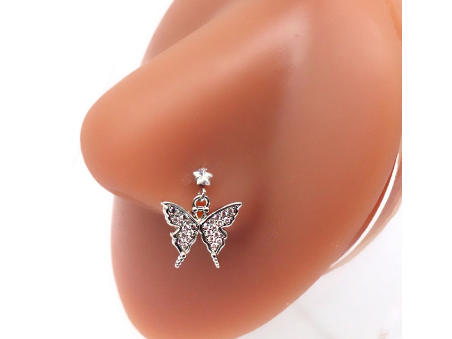 BUTTERFLY NOSE RING