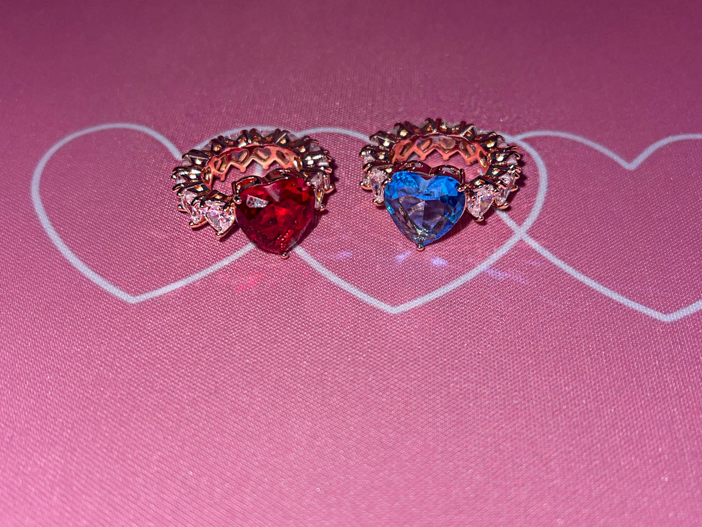 ICY HEART RING