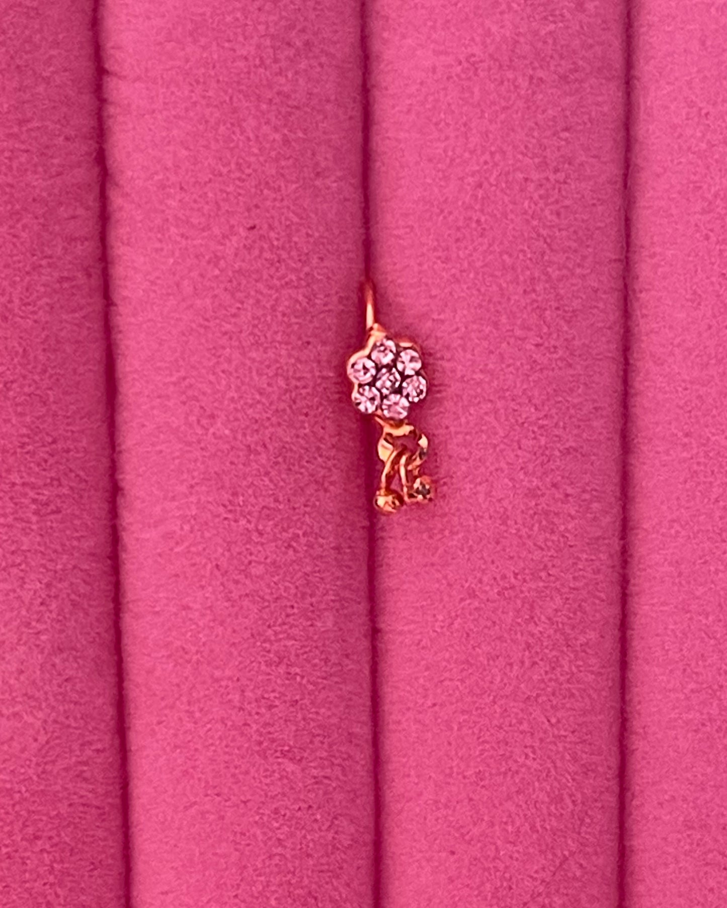 FLOWER DANGLE NOSERING