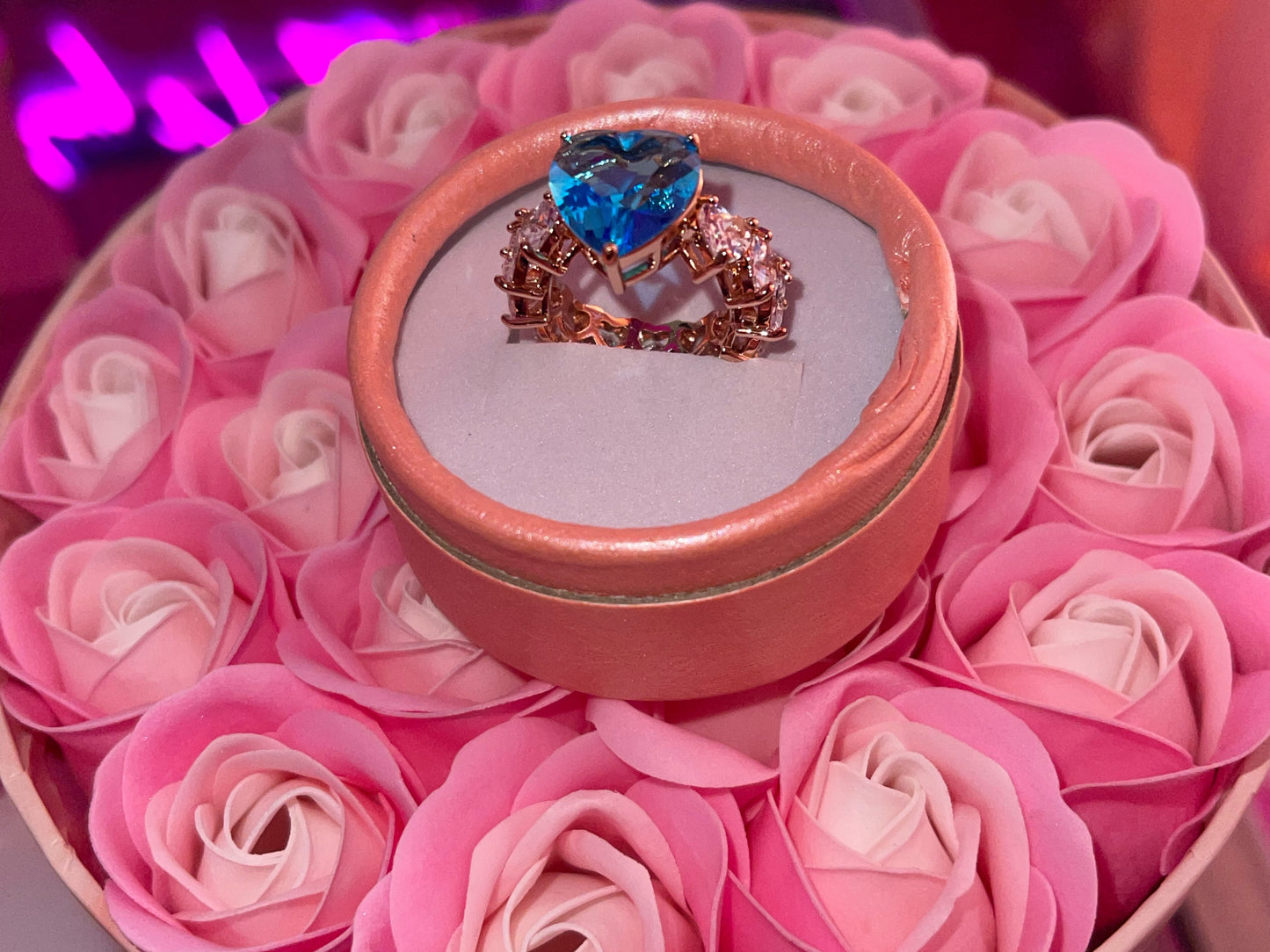 ICY HEART RING