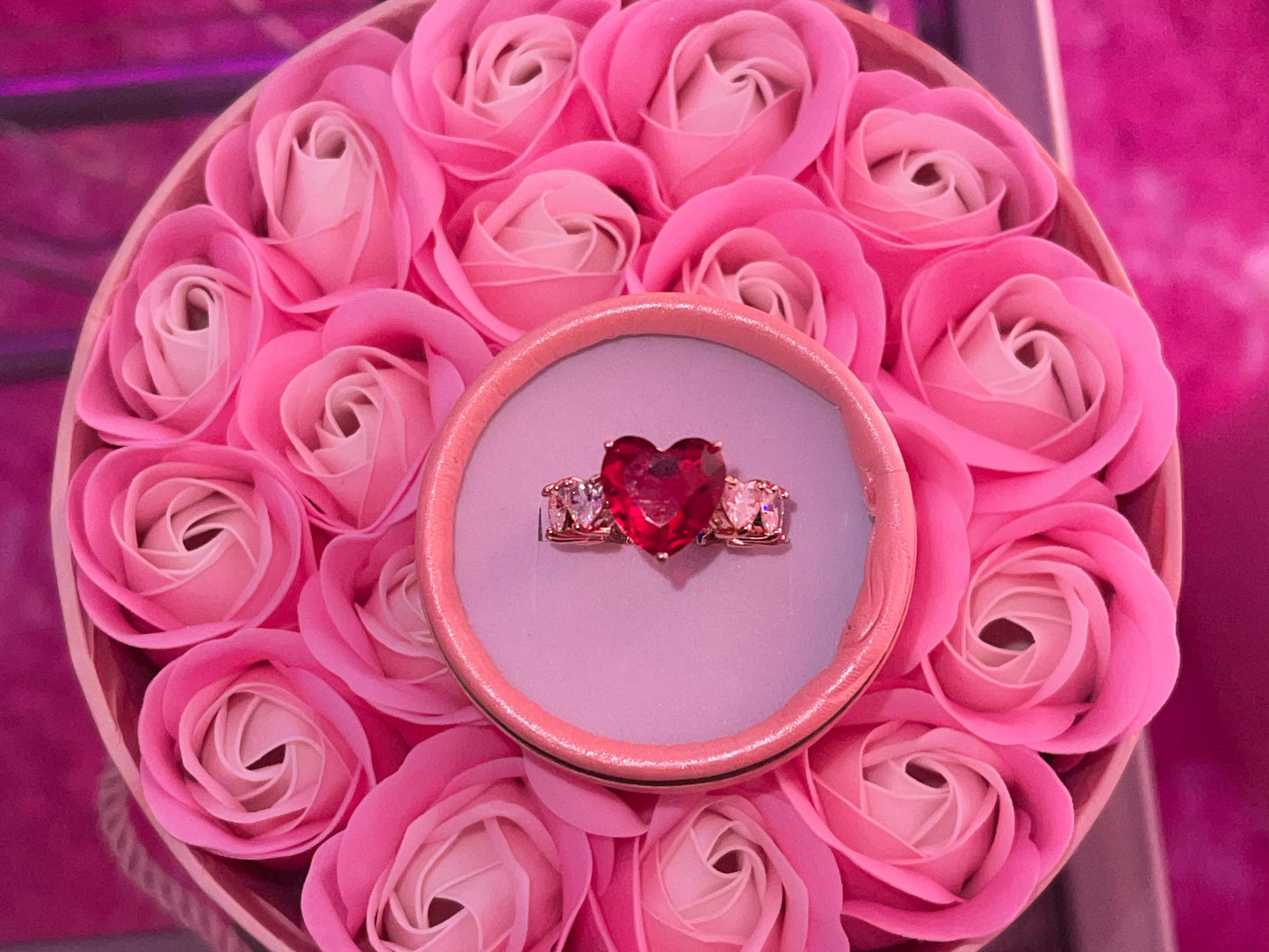 ICY HEART RING