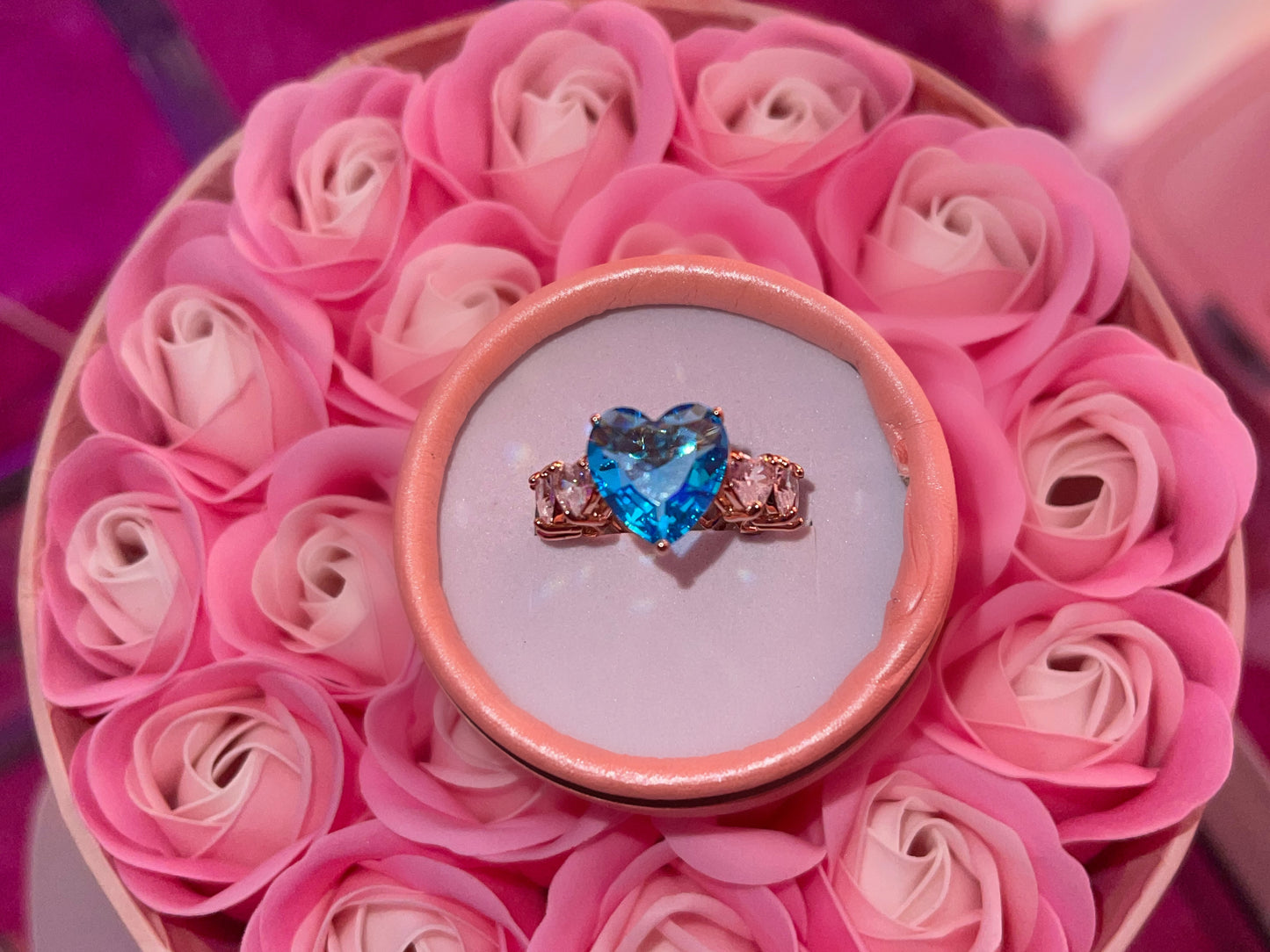 ICY HEART RING