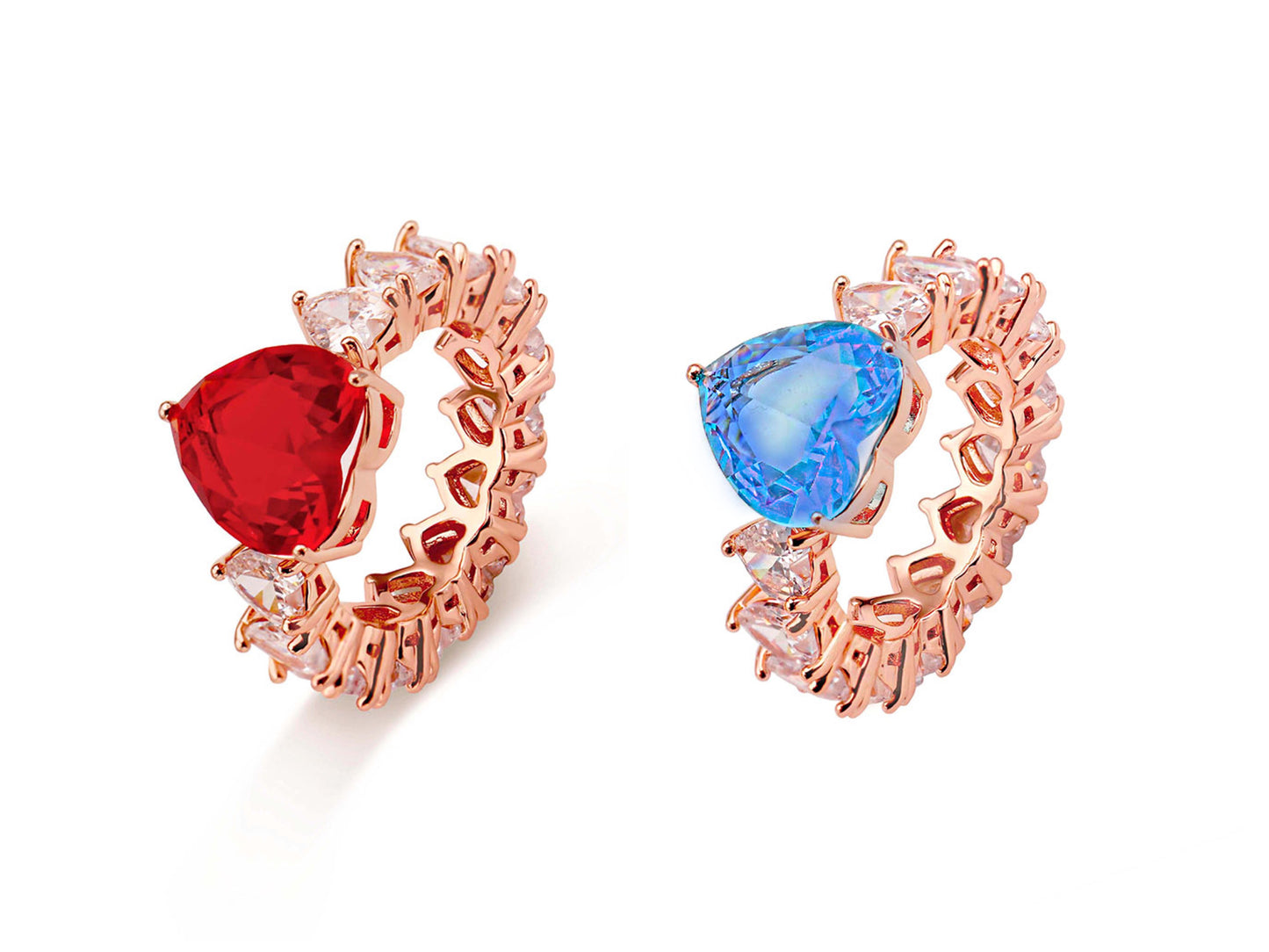 ICY HEART RING