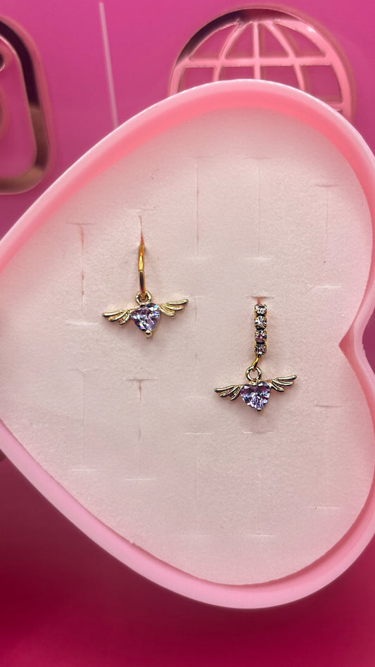HEART ANGEL WINGS Nose Ring