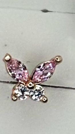 BUTTERFLY NOSE STUD
