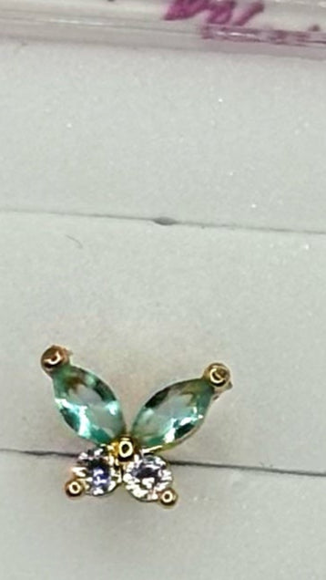 BUTTERFLY NOSE STUD
