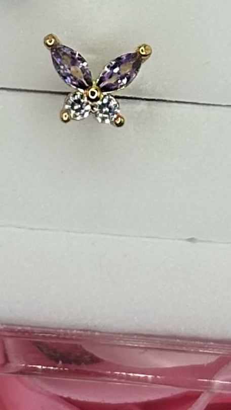 BUTTERFLY NOSE STUD