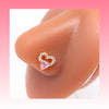 HEART NOSE STUD