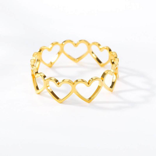 ADJUSTABLE HEART RING