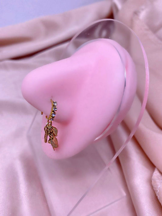 LEAF NOSE RING