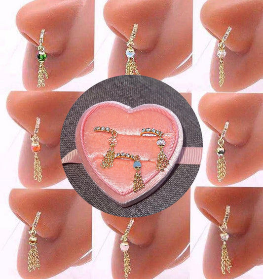 CHAINS NOSE RING