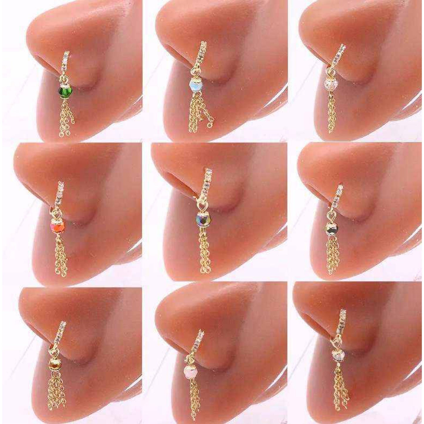 CHAINS NOSE RING