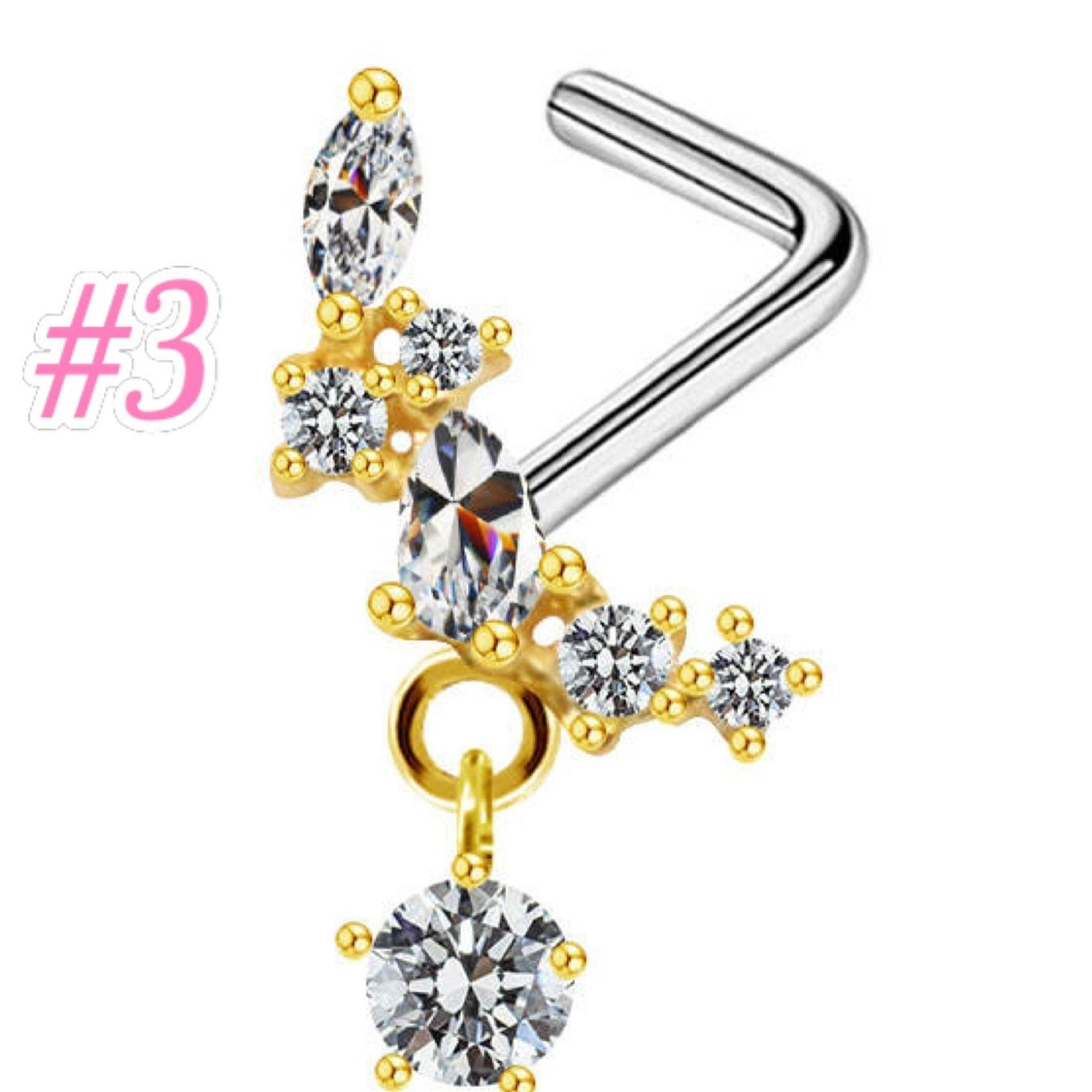 DANGLE NOSE STUD