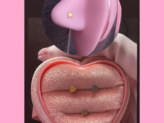 HEART NOSE STUD