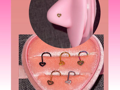 HEART NOSE STUD