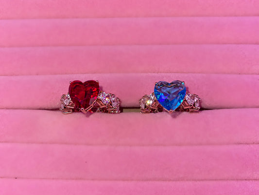 ICY HEART RING