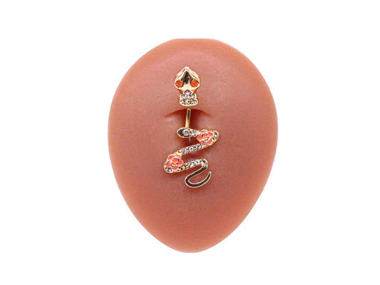 SNAKE BELLY RING