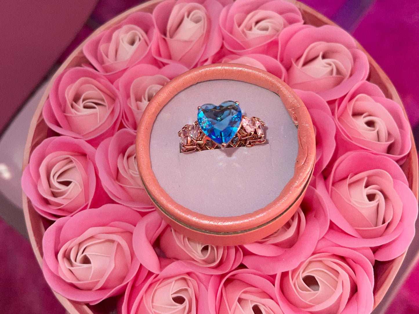 ICY HEART RING